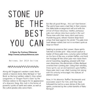 Stone Up! Be the Best You Can!